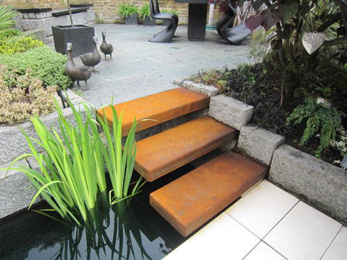 Corten Steel Steps