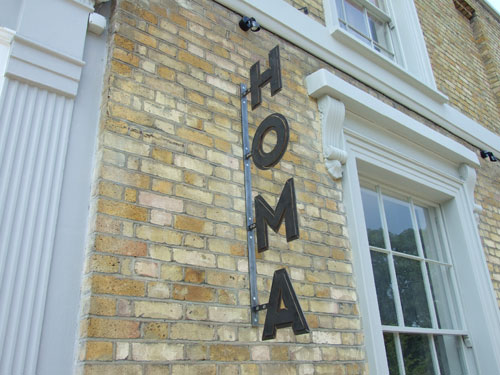 Water Jet Cut Corten Steel Sign