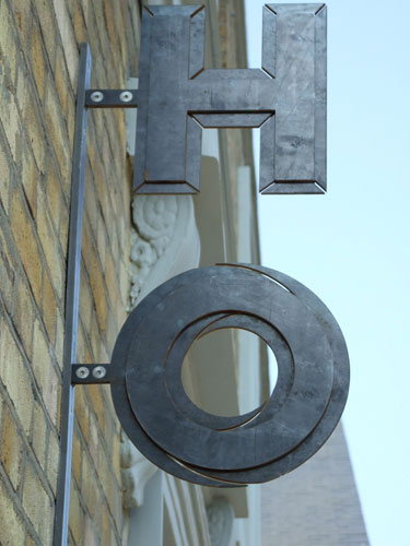 Water Jet Cut Corten Steel Sign