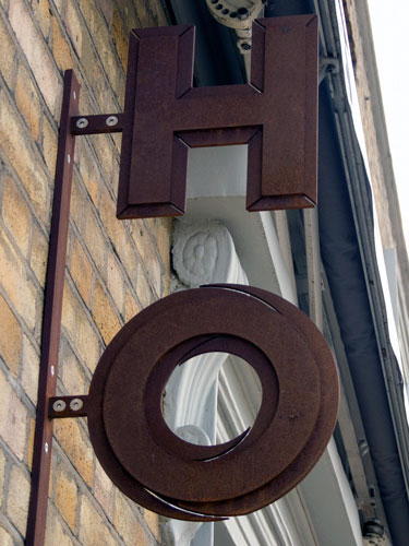 Water Jet Cut Corten Steel Sign