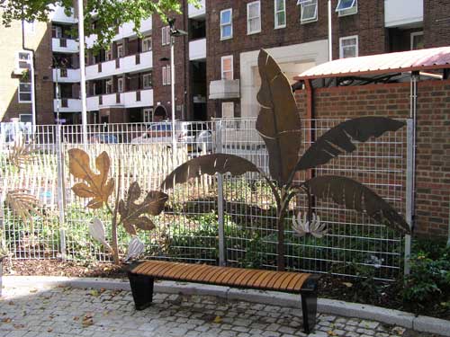 Corten & 316 Stainless Steel Screen designed/built by Hollywood Design