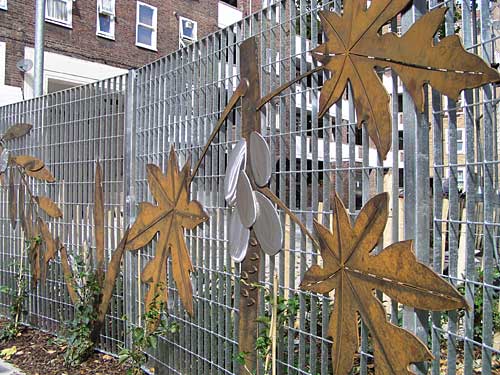 Corten & 316 Stainless Steel Screen designed/built by Hollywood Design