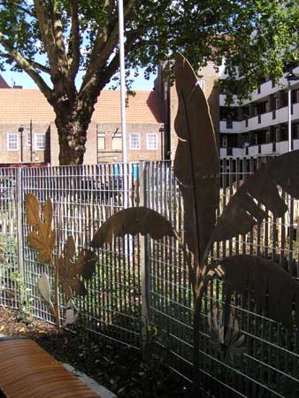 Corten Steel and 316 Stainless Steel Screen designed/built by Hollywood Design