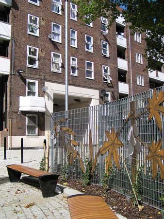 Corten & 316 Stainless Steel Screen designed/built by Hollywood Design